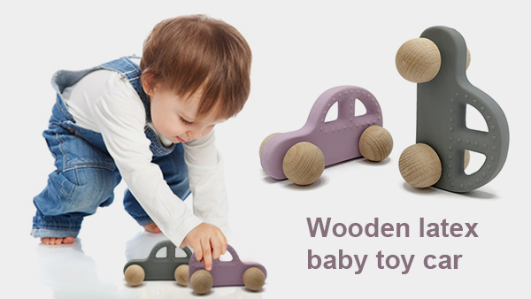 What are the main points for the use of latex teether?